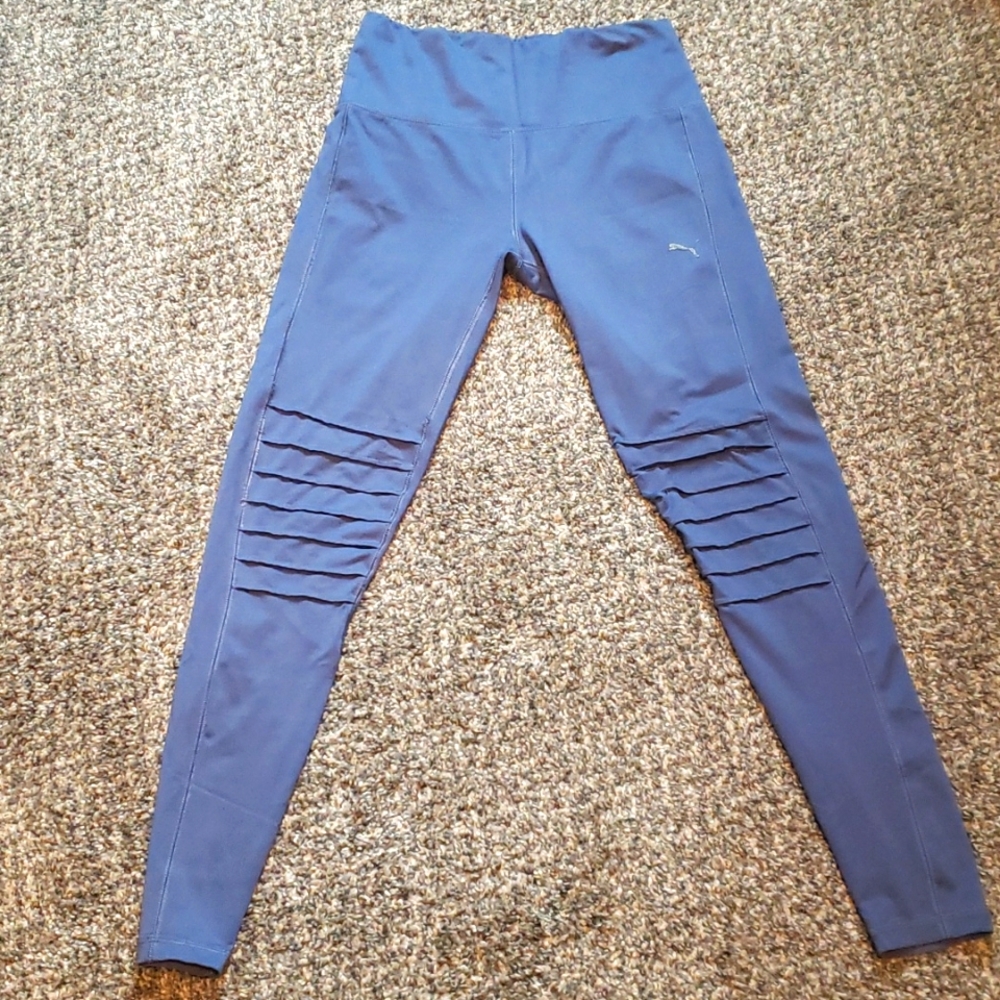 Puma Motto Athletic Active Performance Running Yoga Pant Leggings